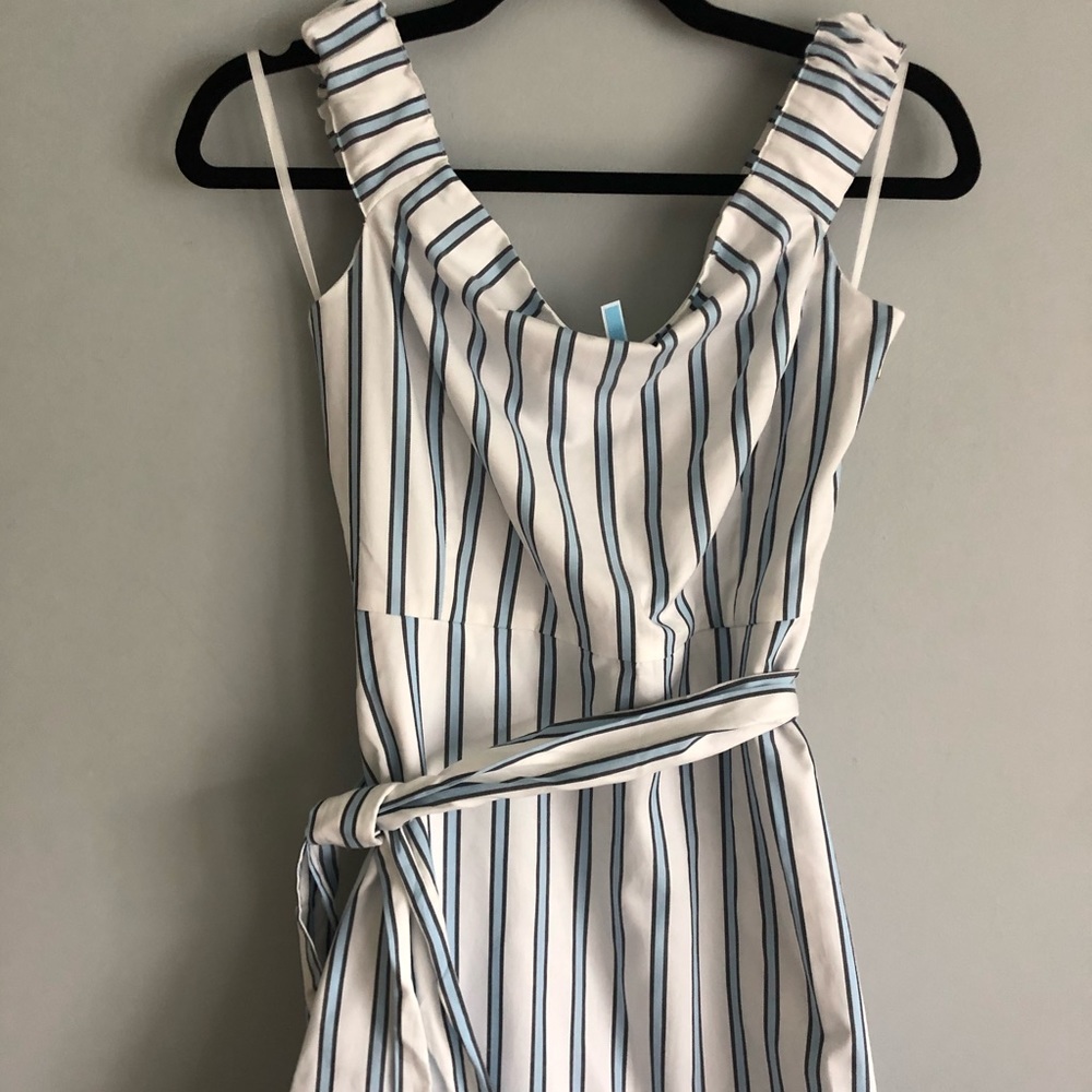 Draper James Off the Shoulder Stripe Dress